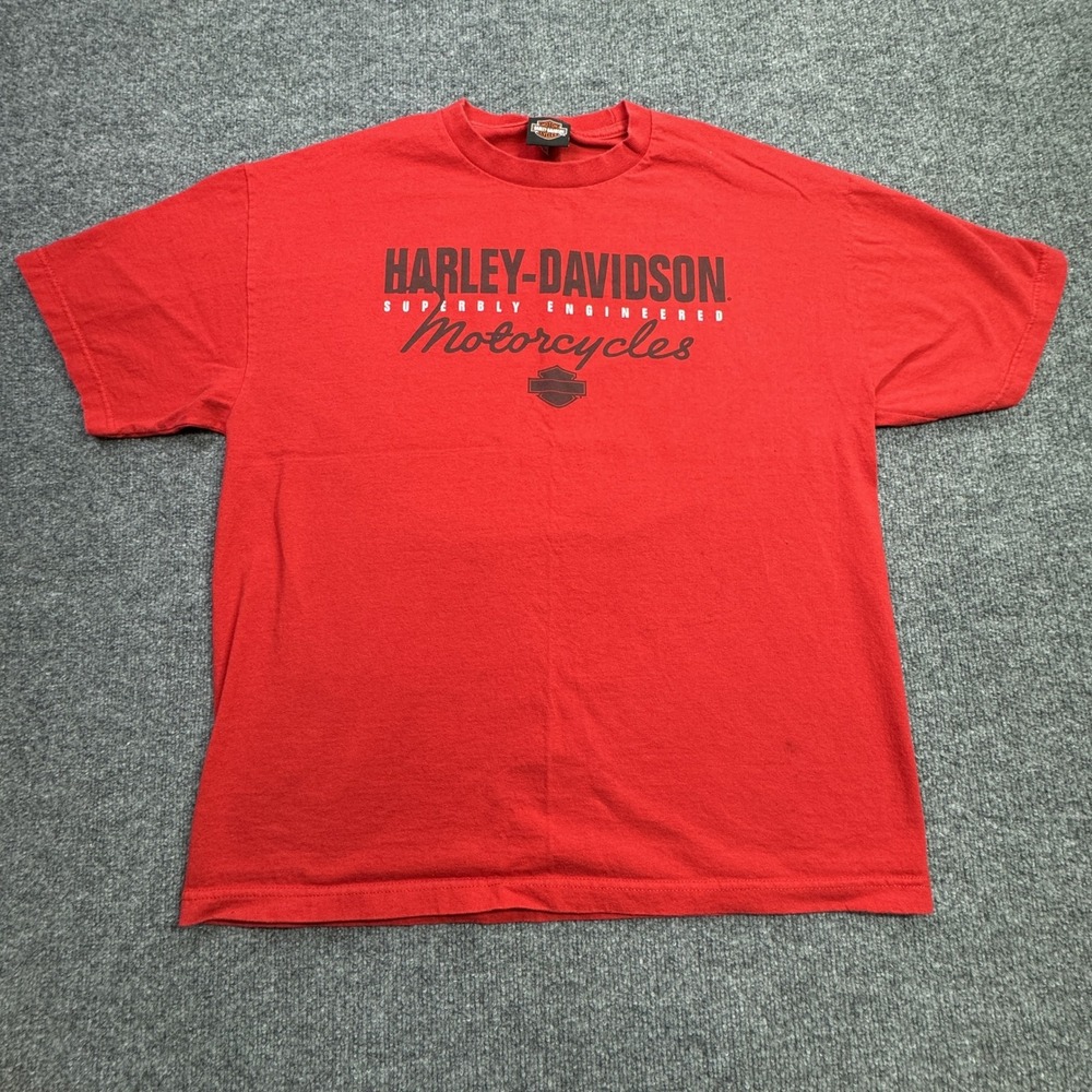 Harley-Davidson T Shirt Mens XL Red Bahamas Its Better Biker Graphic Tee